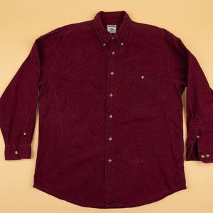 Lee's Denim Collection Cotton burgundy Large